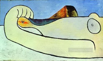 Pablo Picasso Painting - Desnudo en la playa 3 1929 cubismo Pablo Picasso